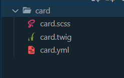optimize ui with pattern lab - html.twig default card