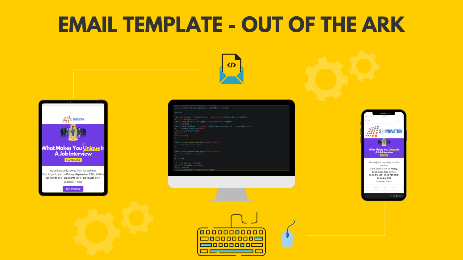 Email Template – Out of the Ark