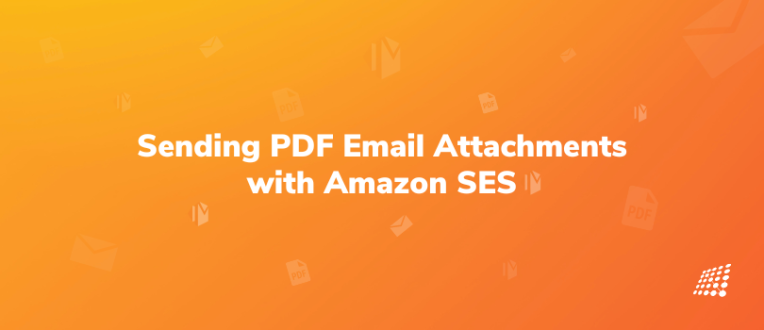Sending E-mail Using Amazon SES With PDF Attachment