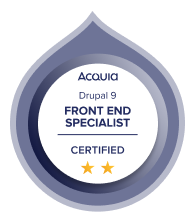 Acquia Drupal 9 Front End Specialist Certified