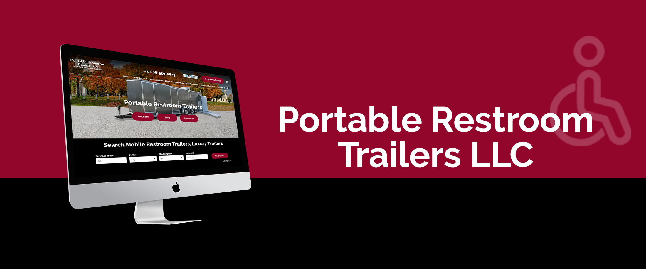 Portable Restroom Trailers banner