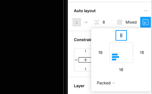 using auto layout feature in figma