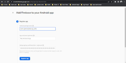 adding firebase to android app
