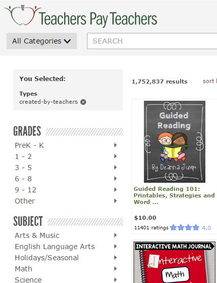 Teachers Pay Teachers (Web)- image 2