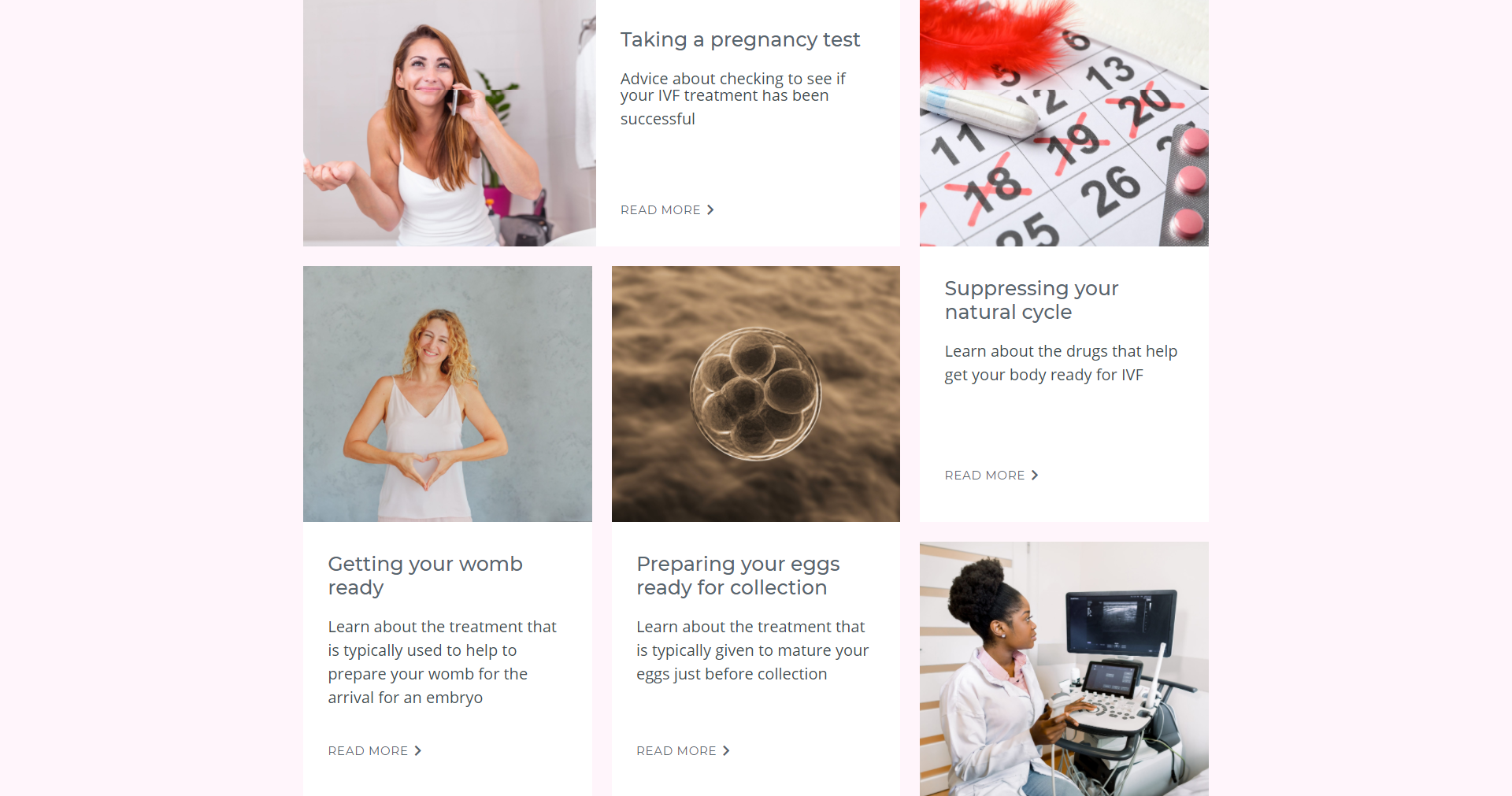 Ferring for Fertility modern-looking interactive website