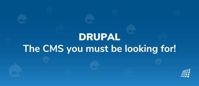 DRUPAL: The CMS you must be looking for!