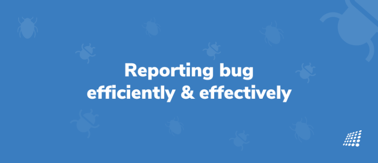 How to report bug efficiently & effectively