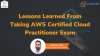 Lessons Learned From Taking AWS Certified Cloud Practitioner Exam